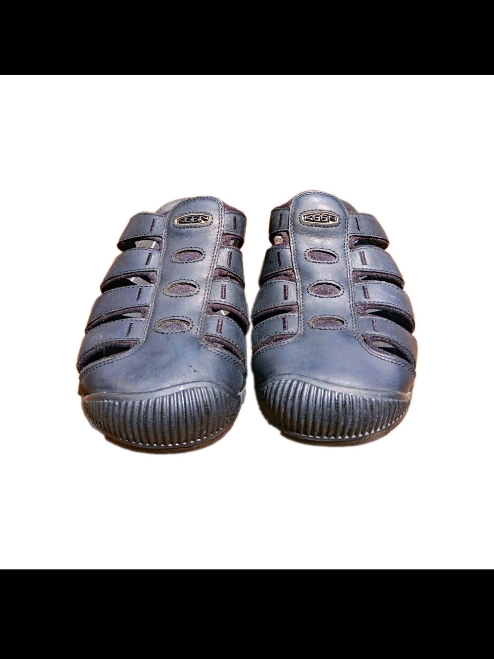 KEEN Men's Aruba Black Closed-Toe Slide Slip-On Sandals US 8.5 EU 41